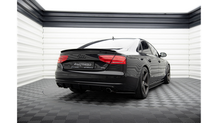 Splitter Audi A8 D4 Rear Side Gloss Black