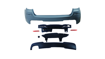 Bumper BMW 5 F11 Rear with Diffuser