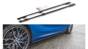 Diffuser BMW 1 F21 M-Pack Side Skirts Racing Black-Red