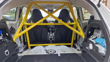 Bolt-in Half Roll Cage Opel Corsa D E OPC Red