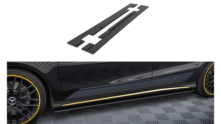 Diffuser Mercedes-Benz CLA 45 C117 Facelift Side Skirts Street Pro Black