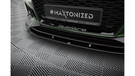Splitter Audi RS4 B9 Front v.1 Gloss Black