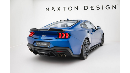 Splitter Ford Mustang GT Mk7 Rear Side Street Pro Black