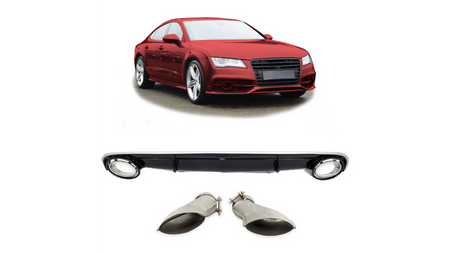 Diffuser Audi A7 C7 Rear