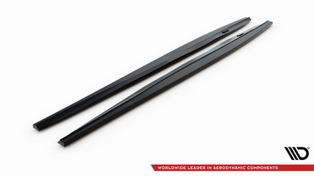 Diffuser Volkswagen Scirocco III R Side Skirts Gloss Black