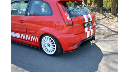 Rear Side Splitters Ford Fiesta ST Mk6 Gloss Black