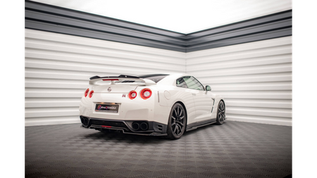 Diffuser Nissan GTR R35 Facelift Side Skirts Gloss Black