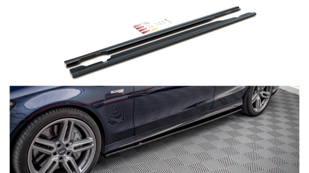 Diffuser Mercedes-Benz C W205 C43 Side Skirts Gloss Black