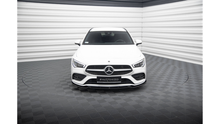 Splitter Mercedes-Benz CLA A35 AMG C118 Front v.2 Gloss Black