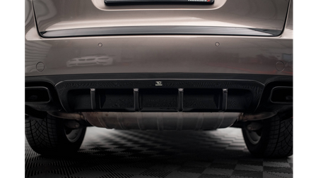 Rear Valance Porsche Cayenne Mk2 Gloss Black