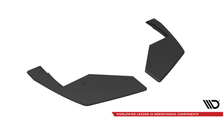 Splitter Nissan 370Z Nismo Facelift Tył Boczne Street Pro Black-Red