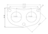 Exhaust gasket for Honda Civic D-Series TurboWorks