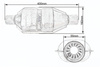Catalytic converter cover silencer fi 55 AWG