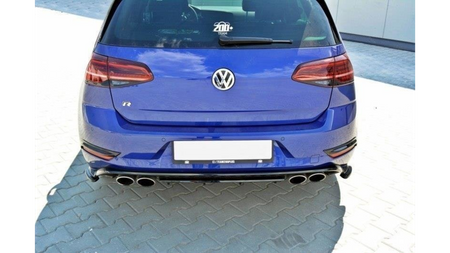 Splitter Volkswagen Golf 7 Facelift R Rear Side Gloss Black