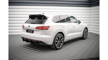 Splitter Volkswagen Touareg III R-line Tył Boczne Gloss Black