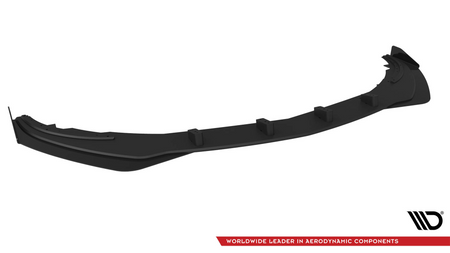 Splitter Mercedes-Benz A W176 Facelift Front Pro + flaps Black