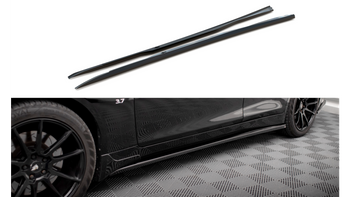 Diffuser Infiniti Q50 S I Side Skirts v.1 Gloss Black