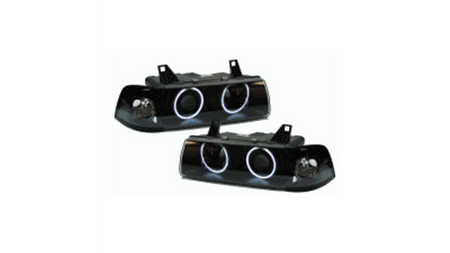 Lights BMW 3 E36 Front CCFL Black