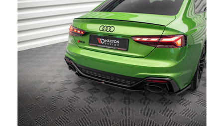 Splitter Audi RS5 F5 Facelift Tył Środkowy Gloss Black