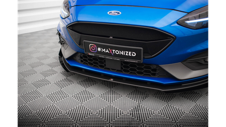 Splitter Ford Focus IV ST ST-Line przód Racing Durability + Flaps Black