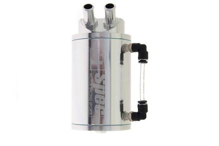 Oil catch tank D1Spec 9mm Silver