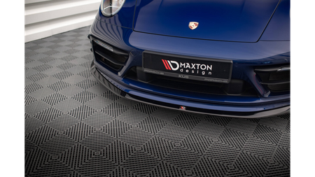 Front Splitter V.2 Porsche 911 Carrera Aero / Carrera GTS 992 Gloss Black