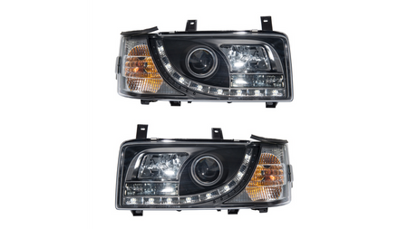 Lights Volkswagen Transporter T4 Front Black