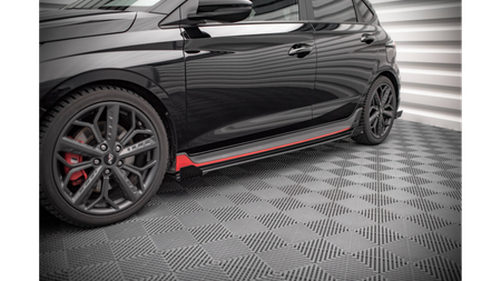 Diffuser Hyundai I20 N III Side Skirts Street Pro Black + Gloss Flaps