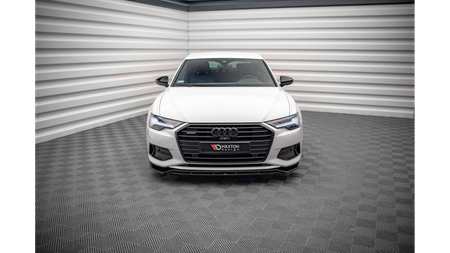 Splitter Audi A6 C8 przód v.3 Gloss Black