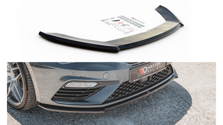 Splitter Seat Leon Cupra FR III Facelift przód v.4 Gloss Black