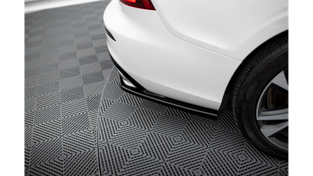 Splitter Volvo S60 III R-Design Tył Boczne Gloss Black