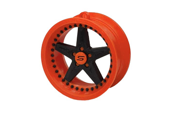 Pendant Slide Rim 09 Red-Black 70mm Christmas Bauble Keyring