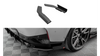 Splitter BMW 2 G42 M-Pack Tył Boczne Street Pro Black + Gloss Flaps