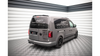 Splitter Volkswagen Caddy Long III Facelift Rear Central Gloss Black