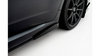 Side Skirts Subaru Impreza WRX STI Mk3 Facelift Street Pro Black + Gloss Flaps