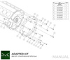 Zestaw do konwersji / adapter BMW V12 M70 - BMW ZF 8HP70 N57 N57N Diesel