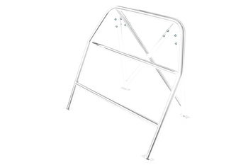 Bolt-in Half Roll Cage Subaru Impreza GD WRX STI White