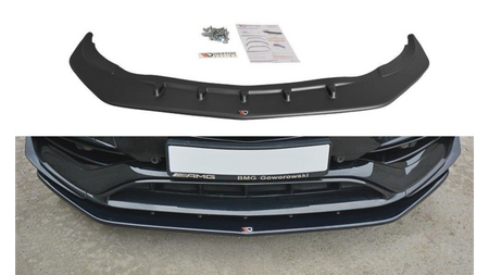 Splitter Mercedes-Benz CLA A45 AMG C117 Facelift Front v.1 Gloss Black