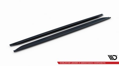 Diffuser Audi RS4 B7 Side Skirts Gloss Black