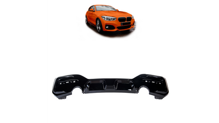 Dyfuzor BMW 1 F20 F21 Facelift Tył Gloss Black