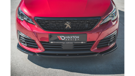 Splitter Peugeot 308 GT II Facelift przód v.2 Gloss Black