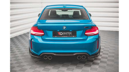 Splitter BMW 2 F87 M-Pack Tył Boczne v.2 Gloss Black