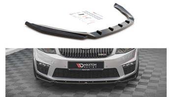 Splitter Skoda Octavia III RS Front v.4 Gloss Black