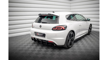 Splitter Volkswagen Scirocco III R Rear Side Street Pro Black