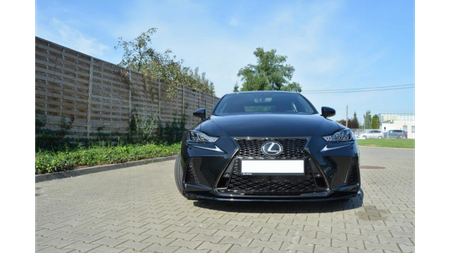 Splitter Lexus IS III Facelift F-Sport przód v.1 Gloss Black