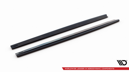 Diffuser Ford Mustang VI GT Side Skirts Gloss Black