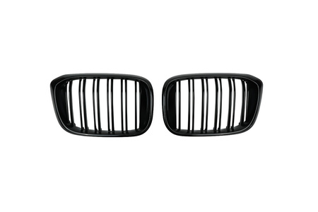 Grill BMW X3 G01 F97 X4 G02 F98 podwójne żeberka Gloss Black