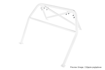Bolt-in Half Roll Cage Porsche 911 992 991 GT3 RS White