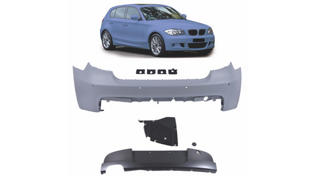 Bumper BMW 1 E81 E87 Rear with Diffuser