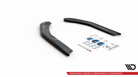 Splitter BMW 3 G80 M-Pack Rear Side v.1 Gloss Black